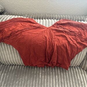 Shyanne Rust Lace Trim Panties